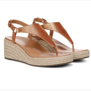 Vionic Copper Wedge Sandals